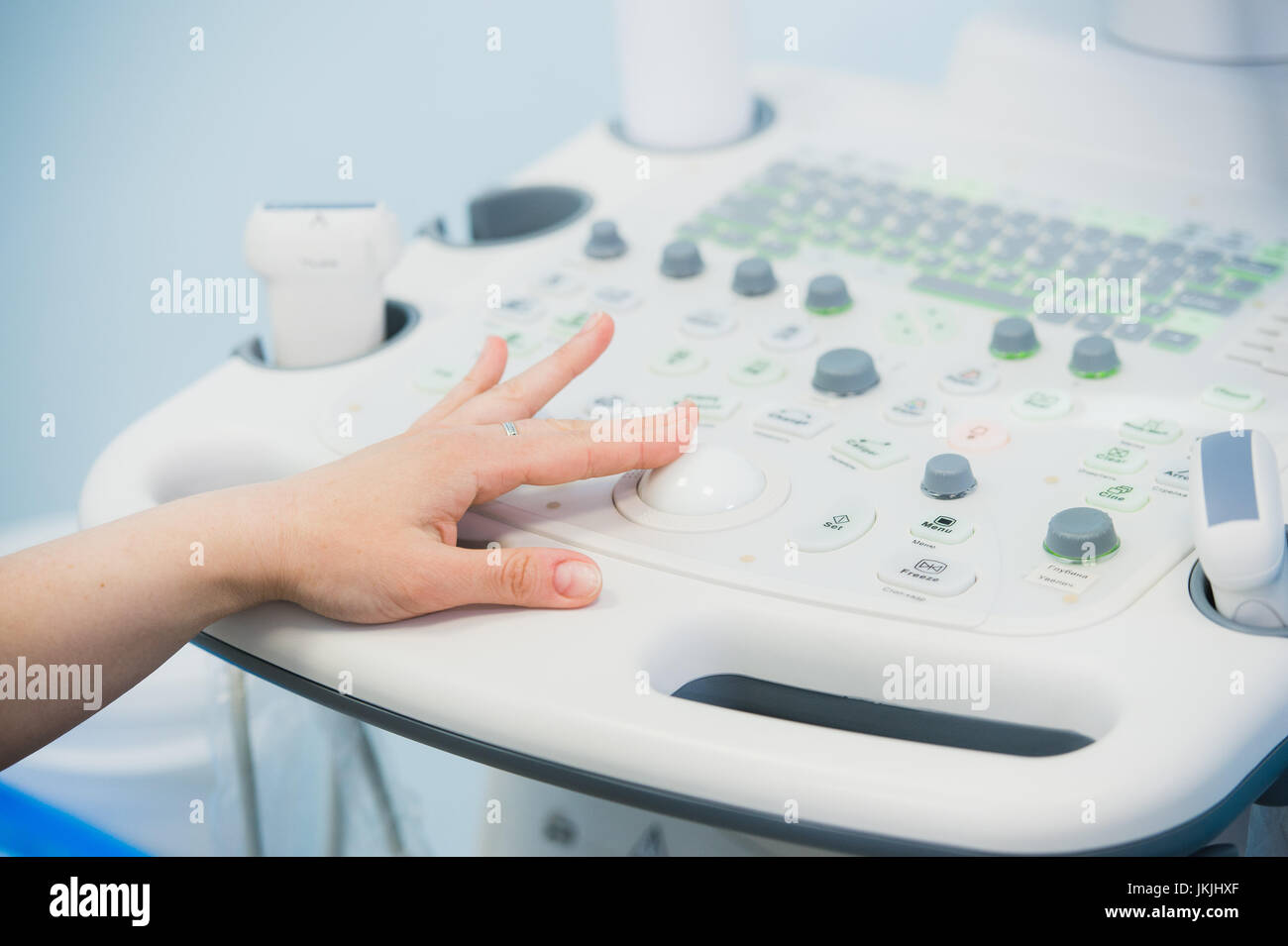 Preparing ultrasonography hi-res stock photography and images - Alamy