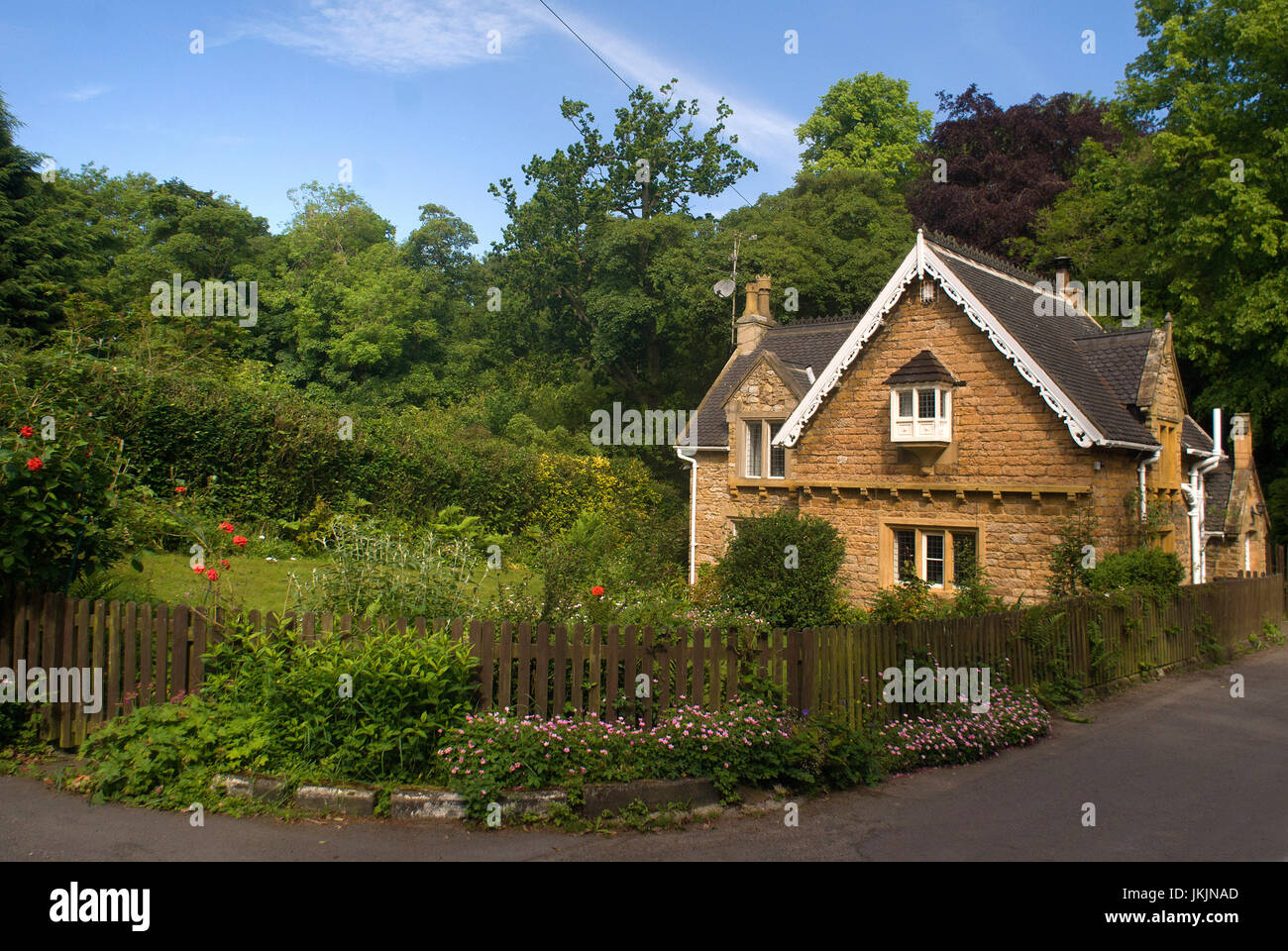 Cottage near Castle Eden, County Durham Stock Photo Alamy