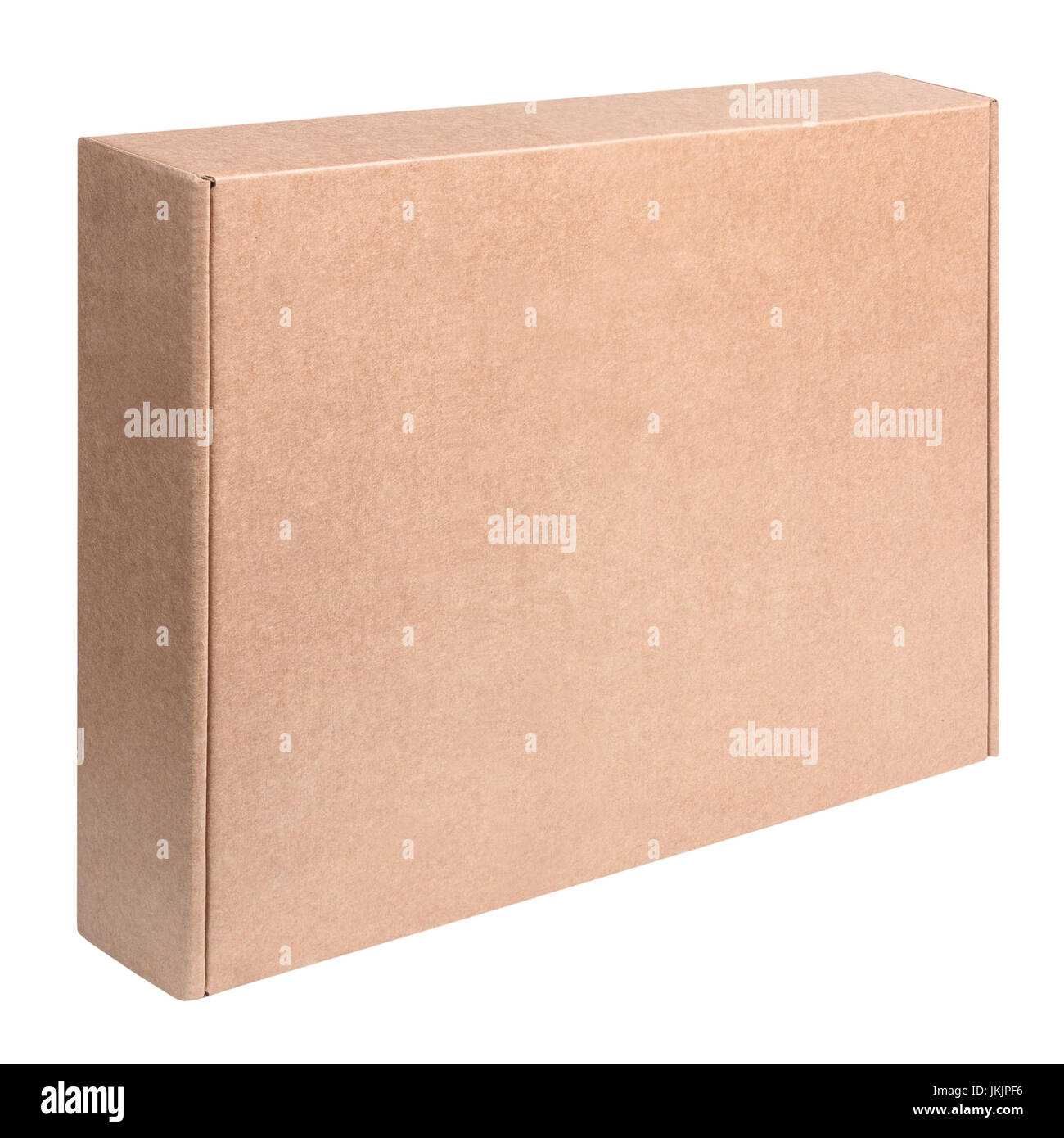 Cardboard kraft box Stock Photo