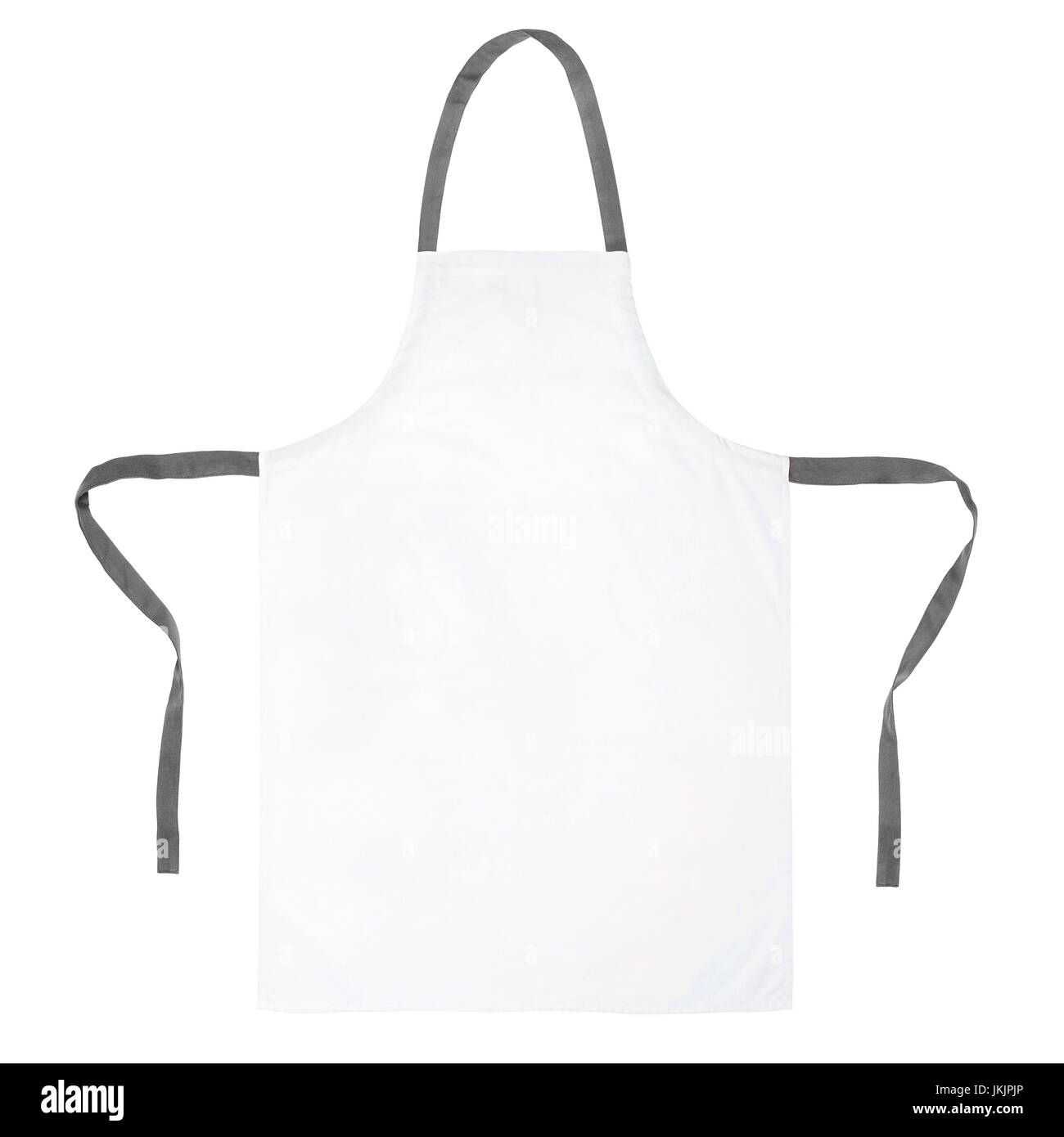 Blank white apron Stock Photo Alamy