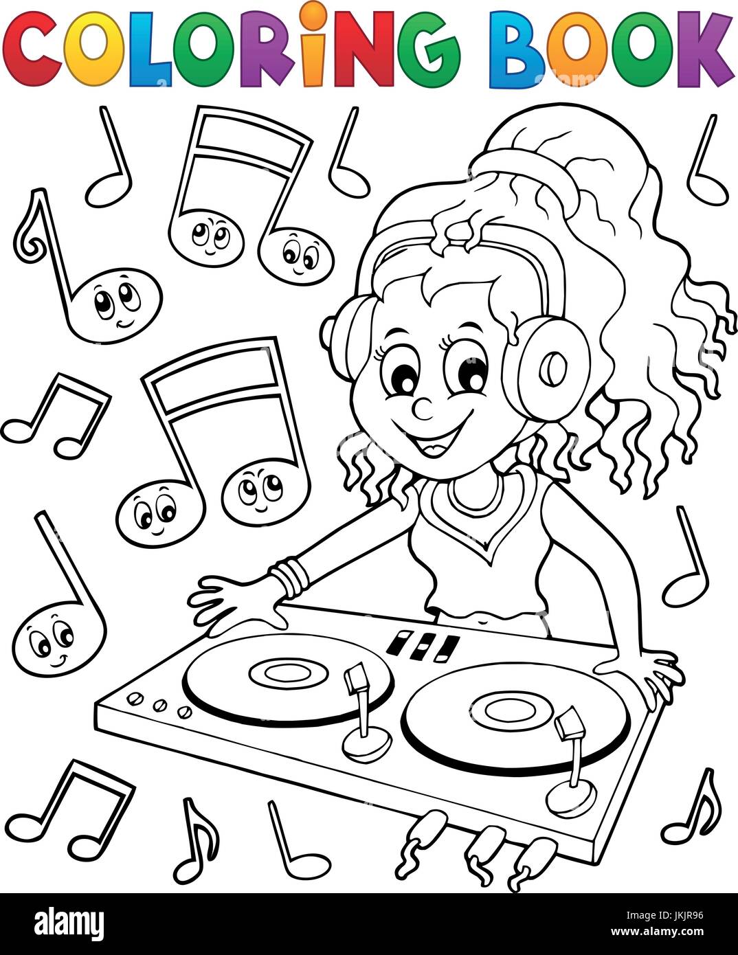 Turntable Dj Clipart High Resolution Stock Photography and Images - Alamy