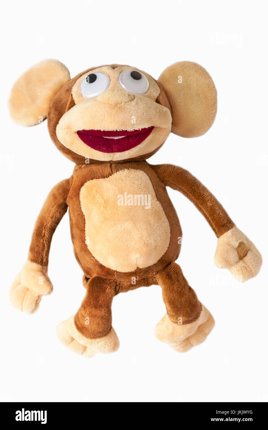 Monkey Plush Dog Toys with Rope Leg - Pet Clever