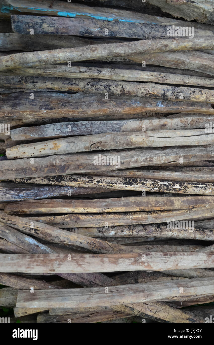 Natural wooden background - closeup of chopped firewood. Firewood ...