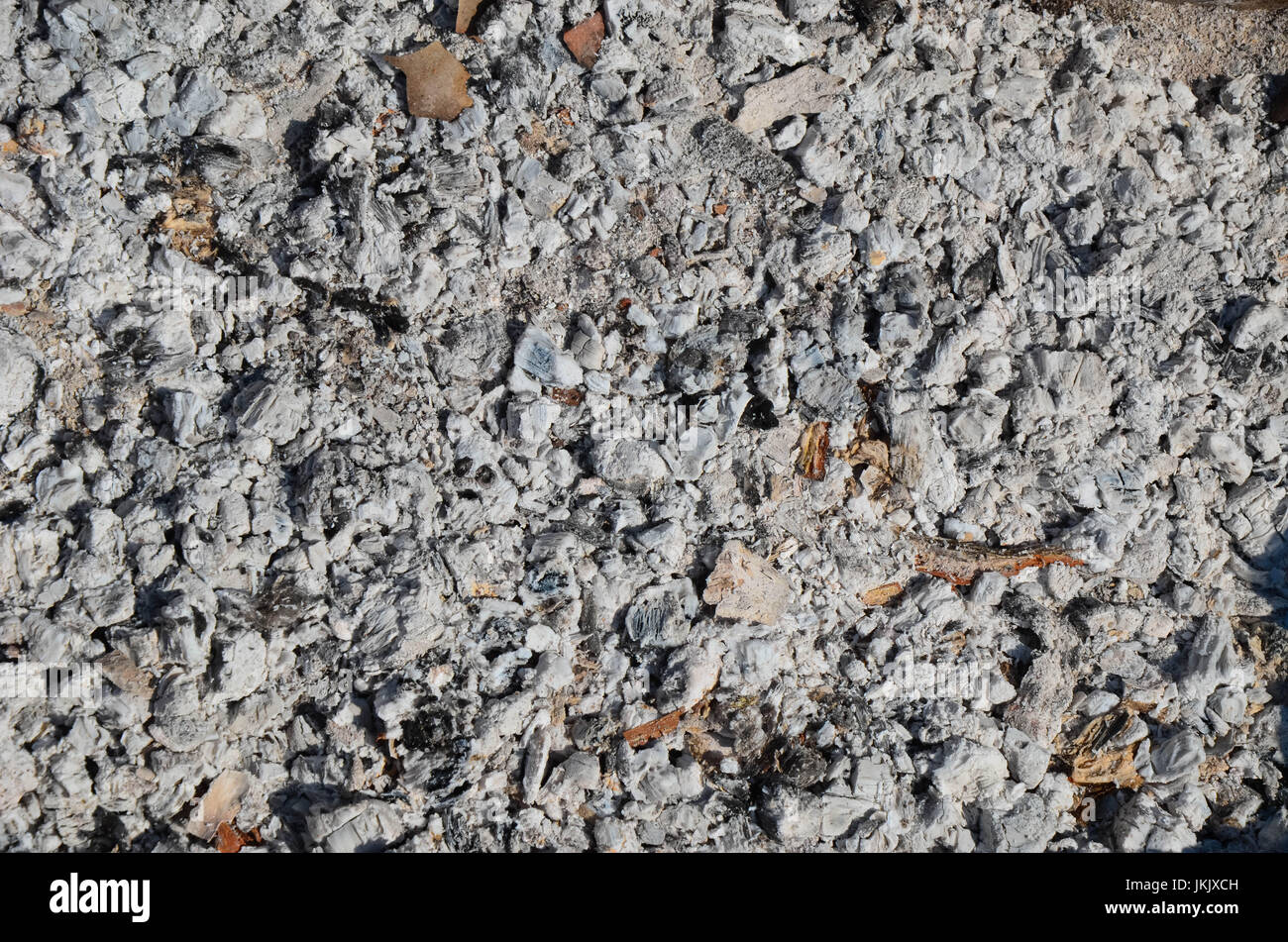 Coals in an extinct fire. Natural background from ash Stock Photo - Alamy