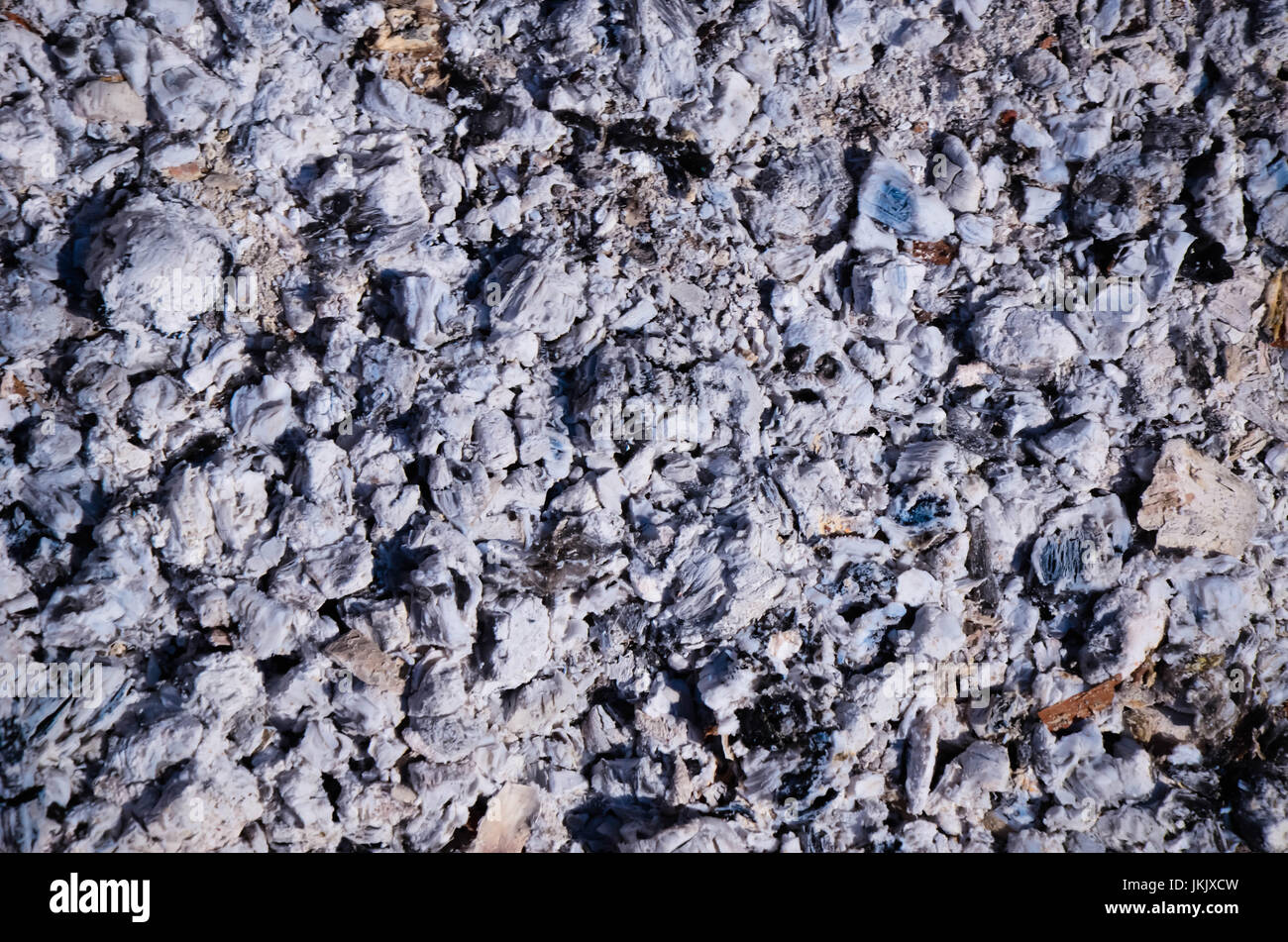 Coals in an extinct fire. Natural background from ash Stock Photo - Alamy