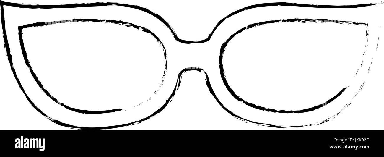 glasses accessory icon over white background icon Stock Vector Image ...