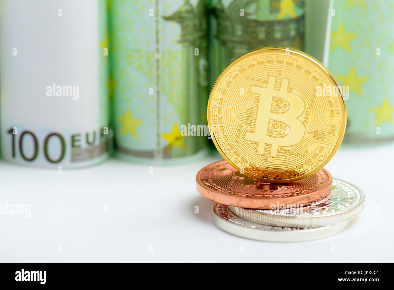 Bitcoin euro hi-res stock photography and images - Alamy
