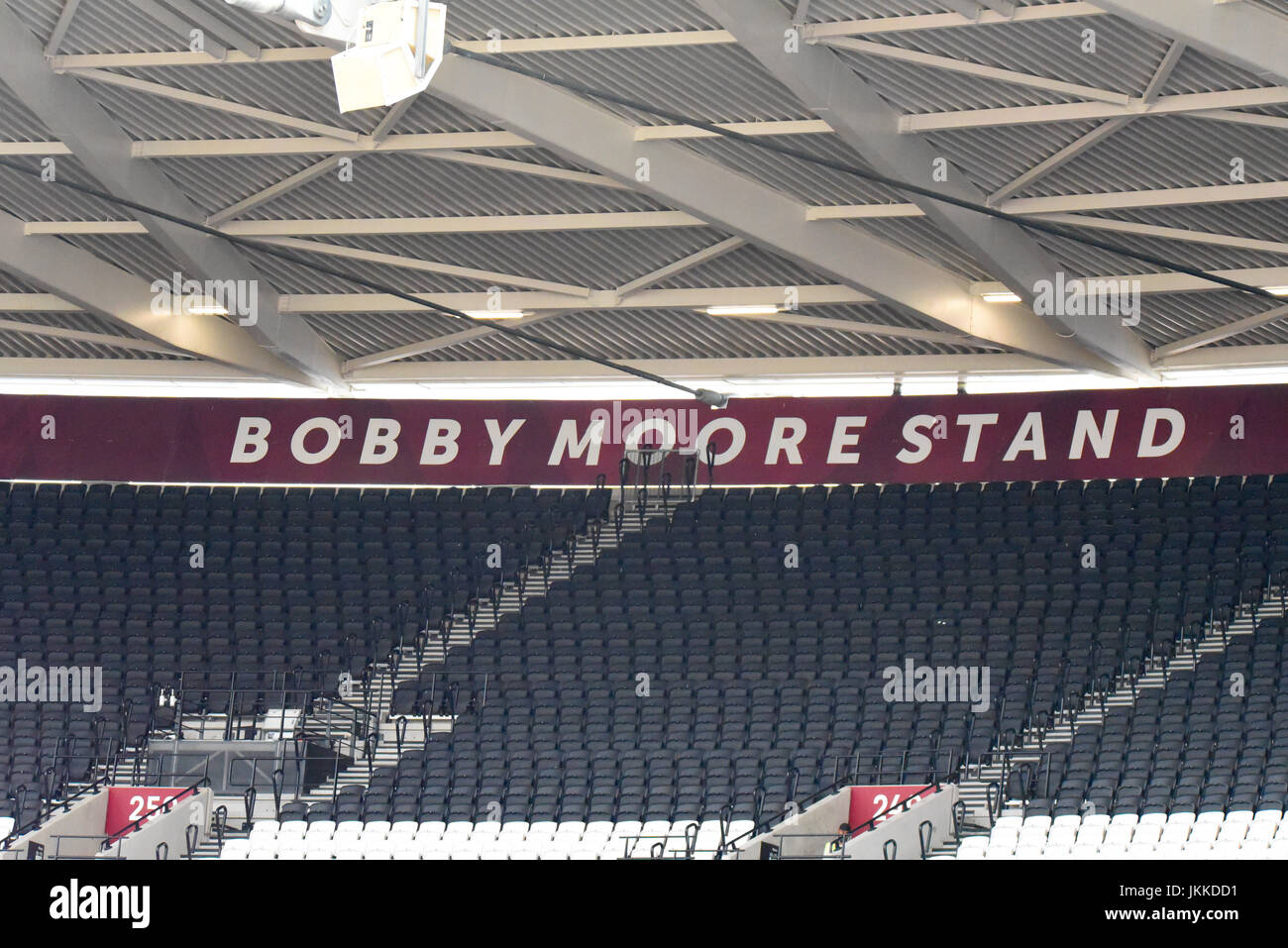 West Ham's goal from London Stadium - Bobby Moore Stand block 152 