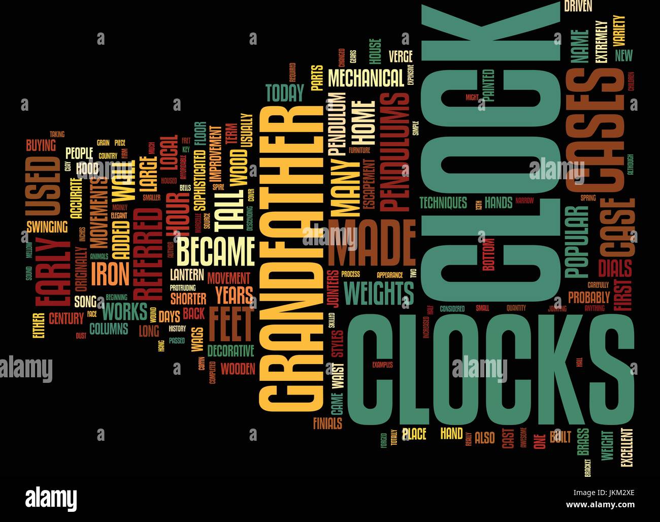 Grandfather Clock With Pendulum Stock Vector Images Alamy