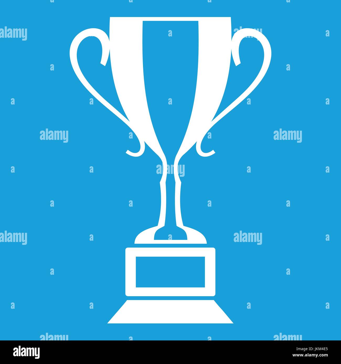 Trophy cup icon white Stock Vector Image & Art - Alamy