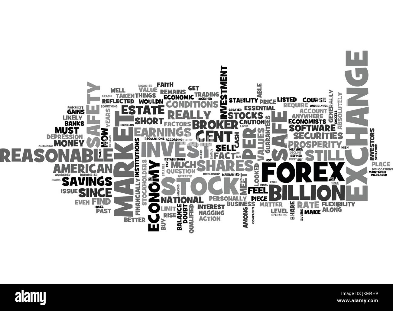 Is It Safe To Invest In Shares Or The Forex Text Background Word - 