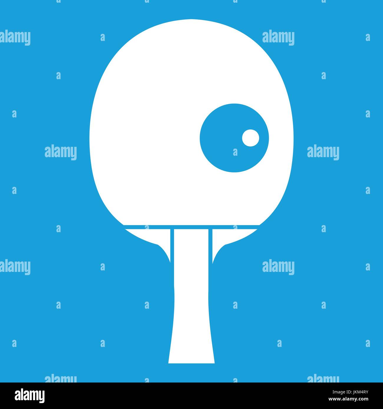 Rackets and ball for playing table tennis icon Stock Vector Image & Art ...