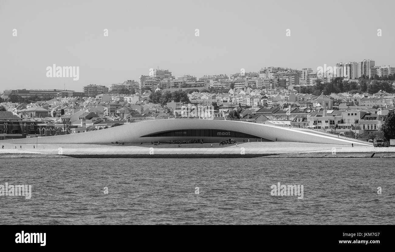 Museum of Art Architecture and Technology in Lisbon - LISBON - PORTUGAL Stock Photo