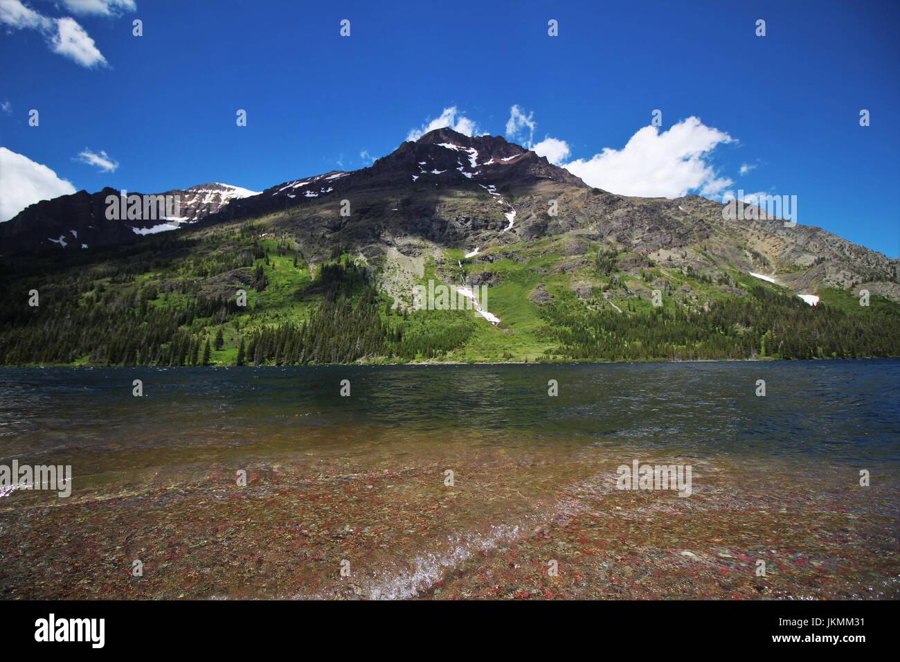 Two Medicine Lake, Montana Stock Photo Alamy