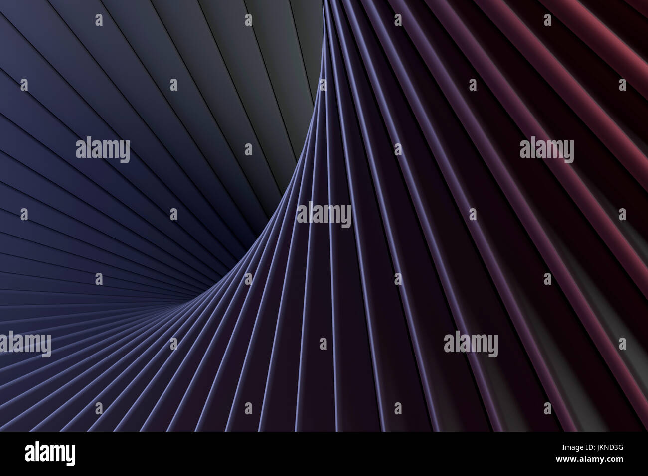 3d rendering of an abstract 3d composition with some black bars Stock ...