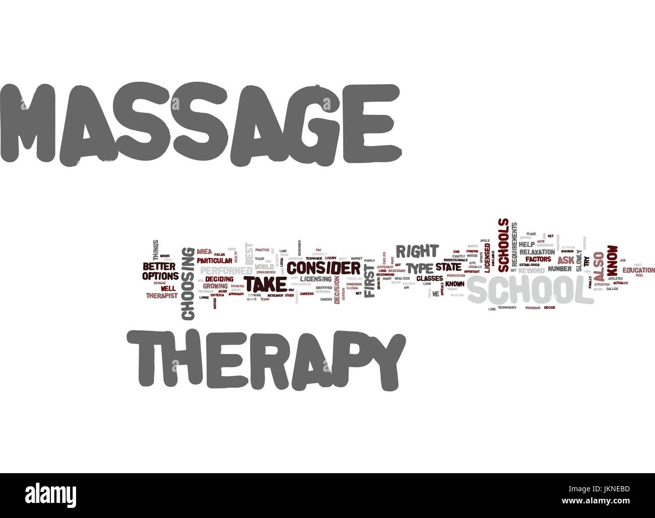 MASSAGE THERAPY SCHOOL Text Background Word Cloud Concept Stock Vector  Image & Art - Alamy
