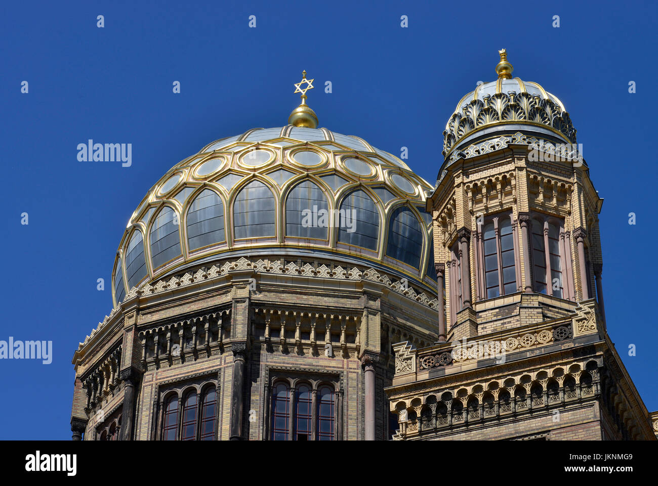 Synagogue, Oranienburger street, middle, Berlin, Germany, Synagoge, Oranienburger Strasse, Mitte, Deutschland Stock Photo