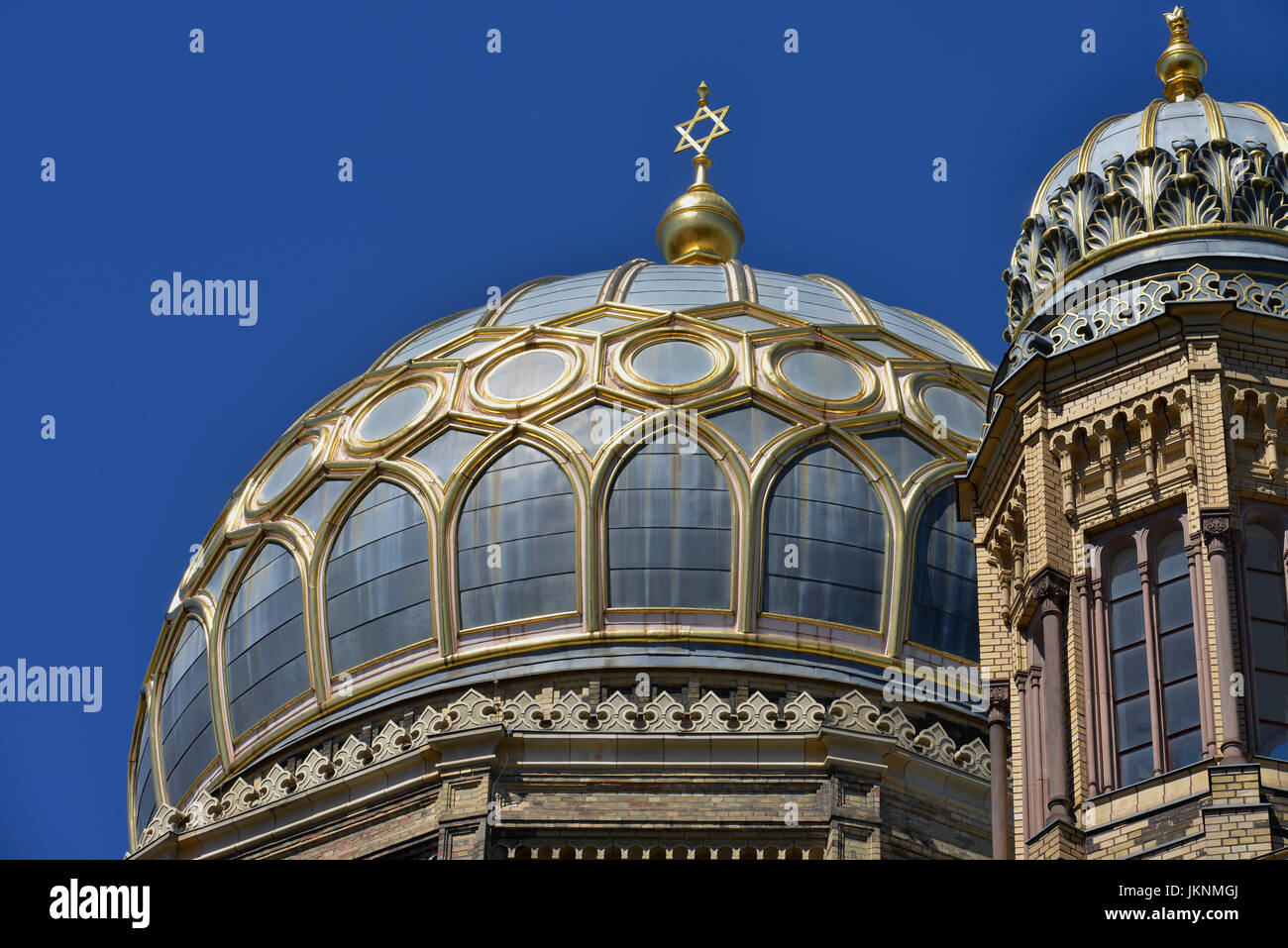 Synagogue, Oranienburger street, middle, Berlin, Germany, Synagoge, Oranienburger Strasse, Mitte, Deutschland Stock Photo