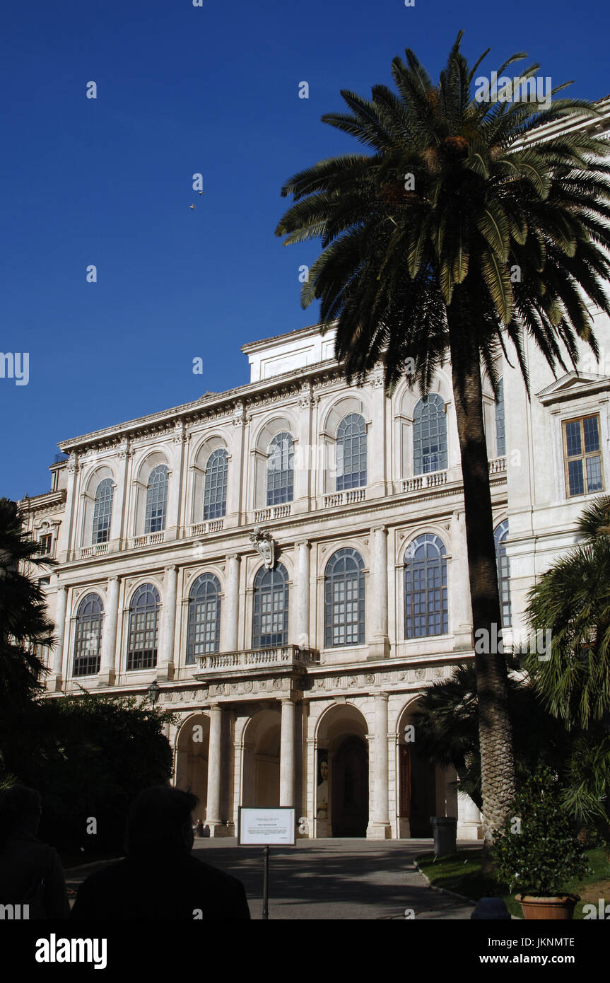 Italy. Rome. Barberini Palace. 17th century. It houses the Galleria Nazionale d'Arte Antica. Stock Photo