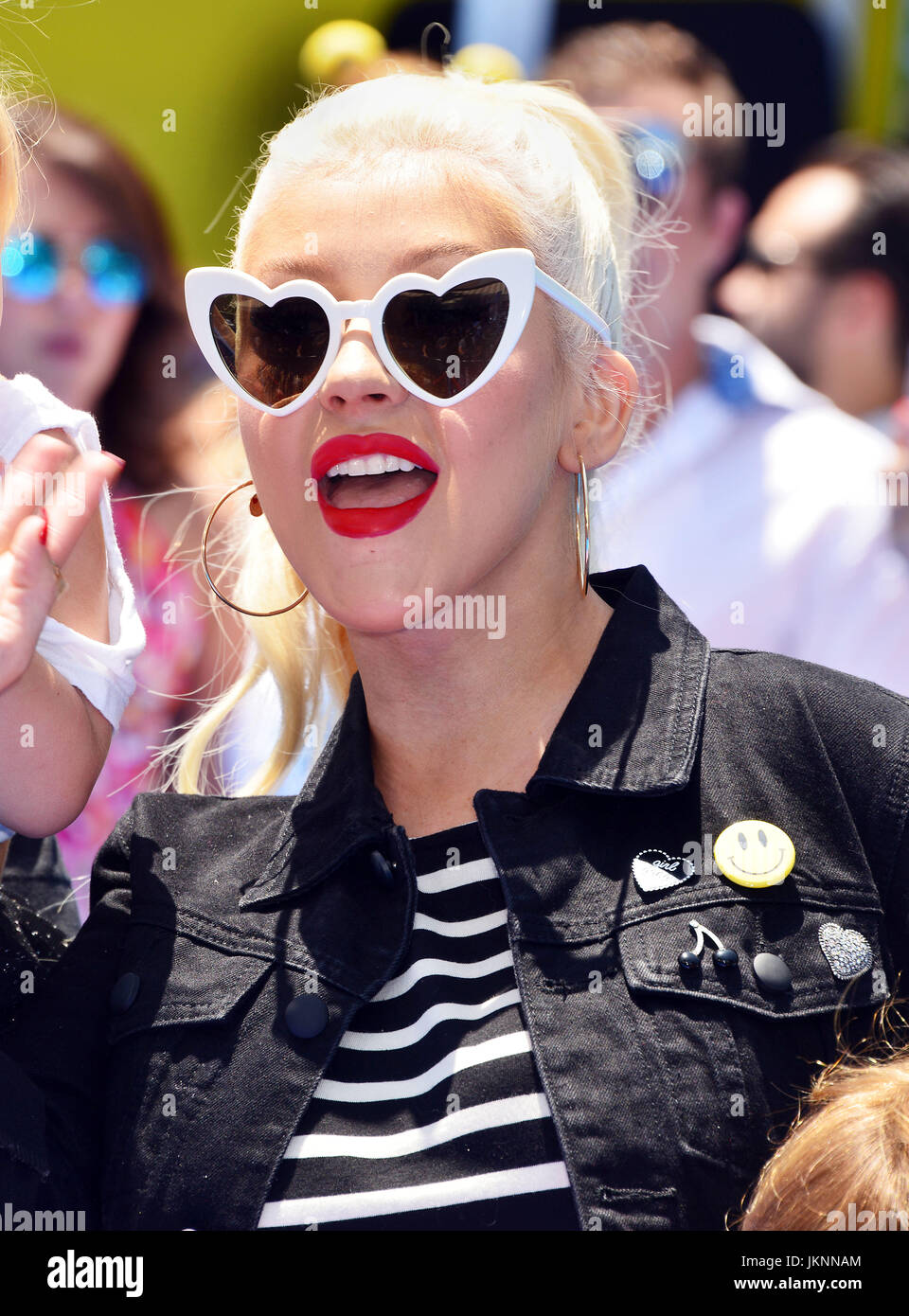 Los Angeles, USA. 23rd July, 2017. Christina Aguilera 035 at the Emoji
