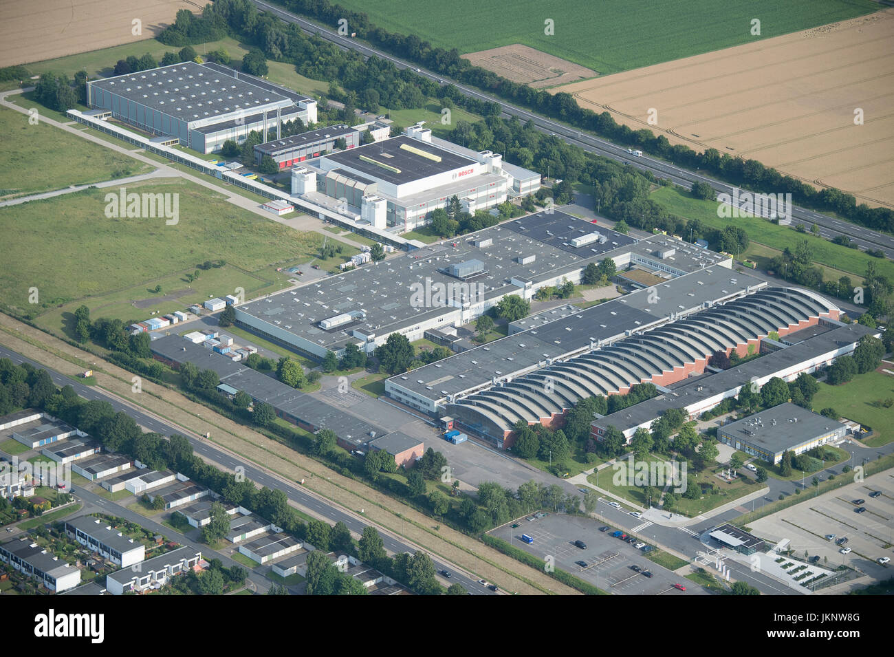 Hildesheim, Germany. 19th July, 2017. The Robert Bosch Elektronics GmbH,  photograph taken near Hildesheim, Germany, 19