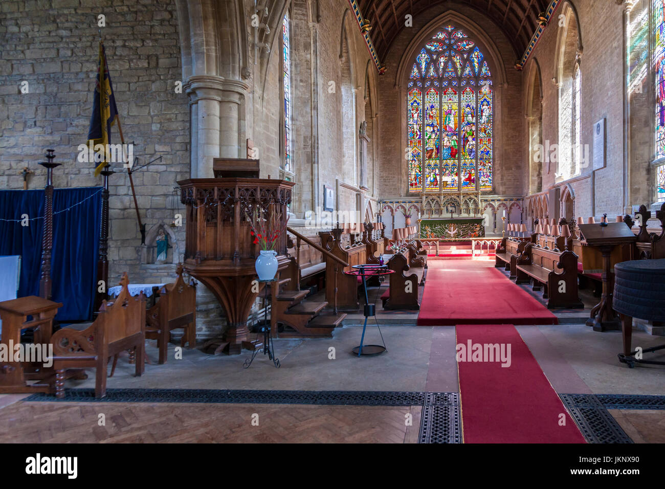 St Peter's church, Oundle, Peterborough, Cambridgeshire Stock Photo Alamy