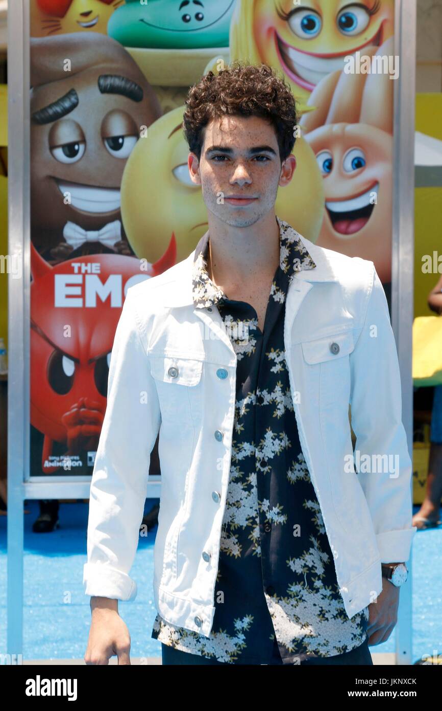 Cameron Boyce at arrivals for THE EMOJI MOVIE Premiere, Regency Village