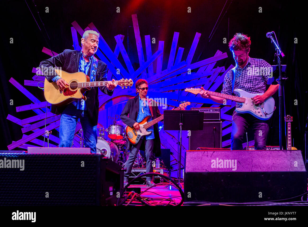 Vancouver, Canada. 23rd July, 2017. Tom Jackson performs at the Drum is Calling Festival, Canada 150  event, Larwill Park, Vancouver, British Columbia, Canada. Credit: Michael Wheatley/Alamy Live News Stock Photo