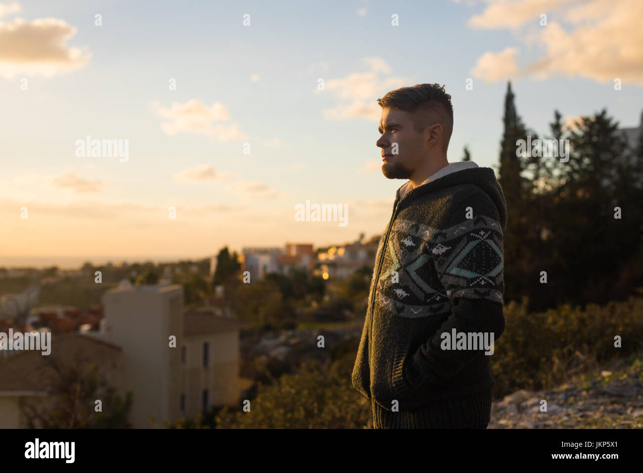 Lonely young man hi-res stock photography and images - Alamy