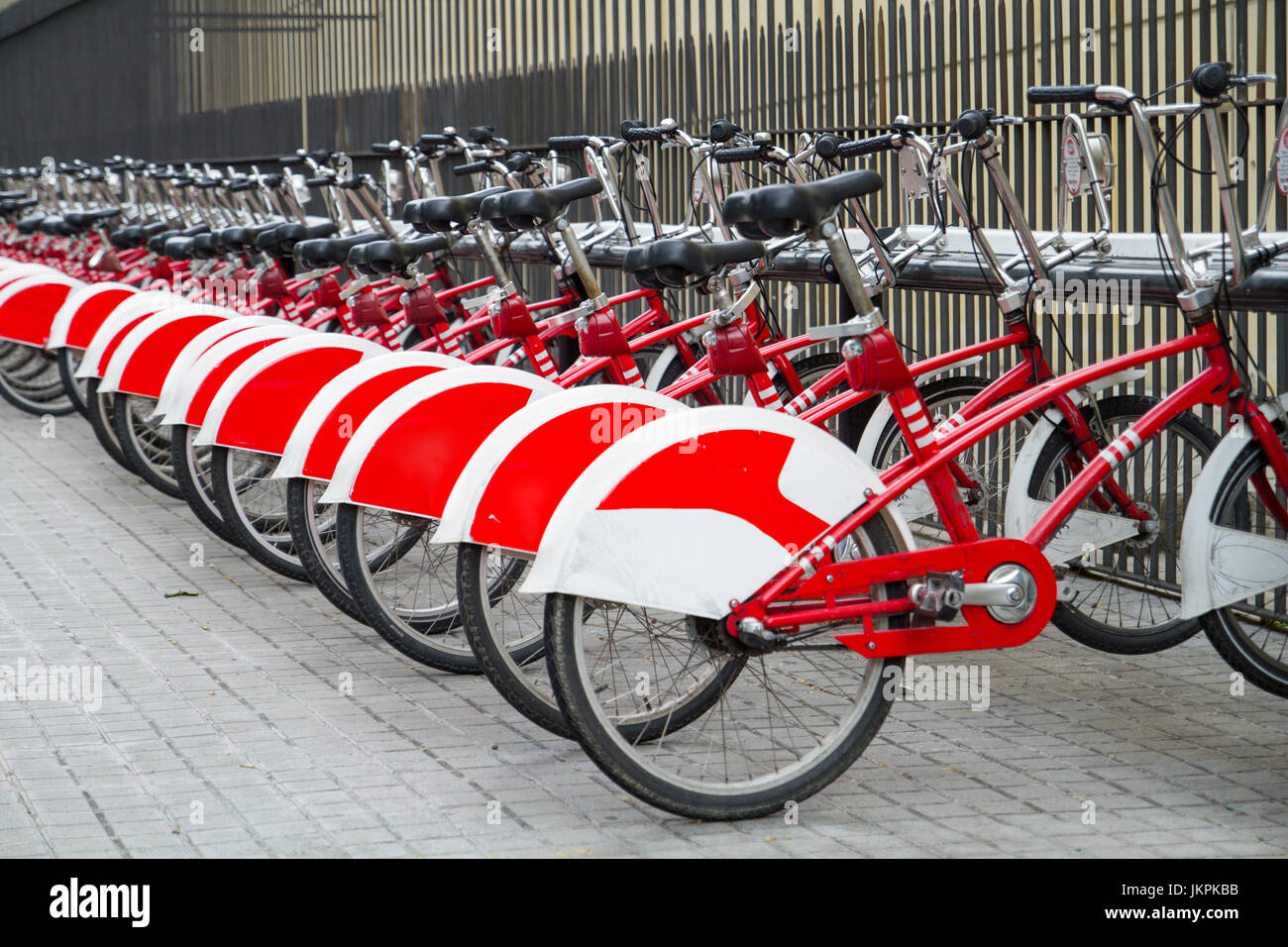 red bikes for rent