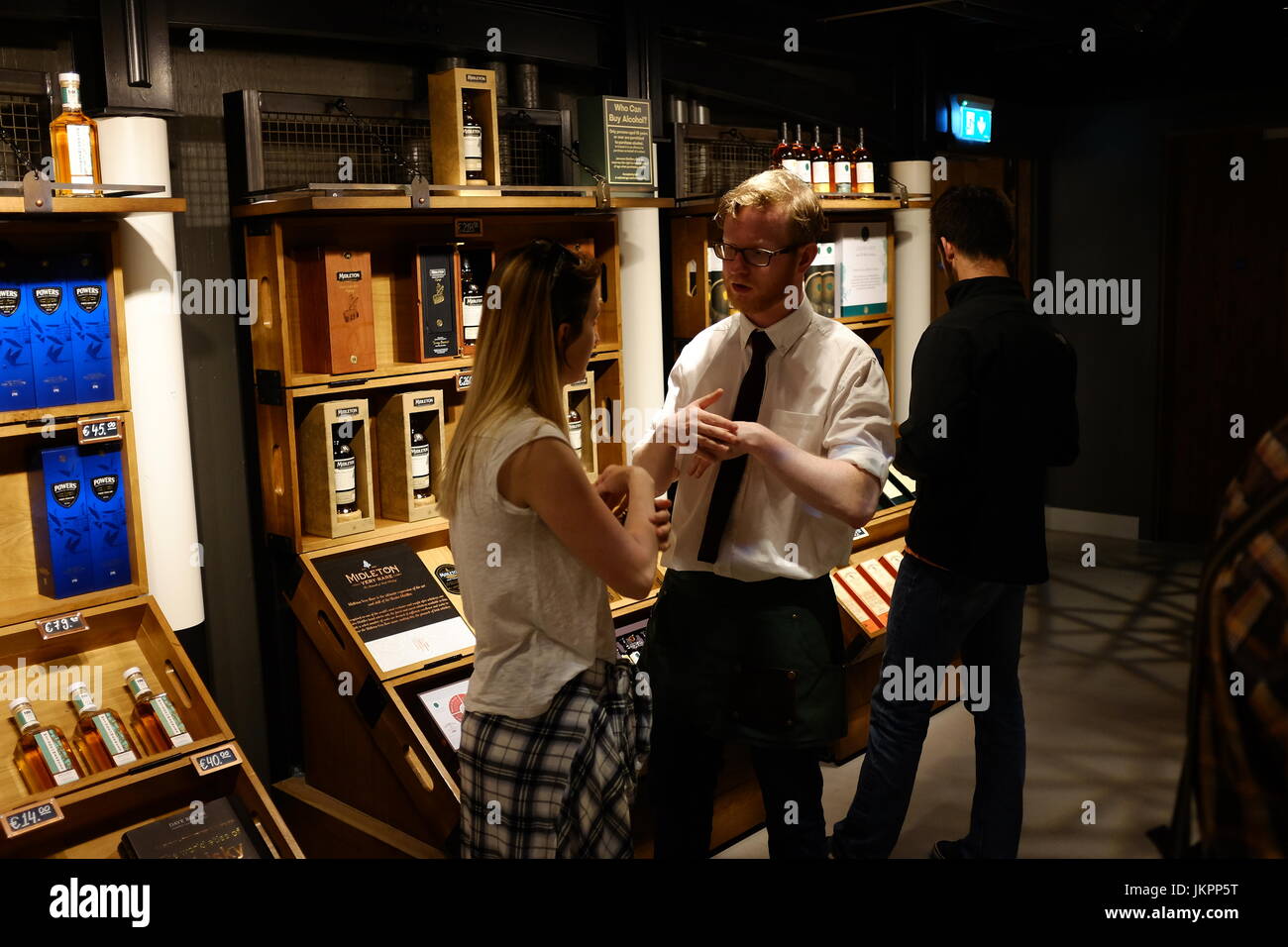 tour guide, jameson tour, dublin Stock Photo Alamy