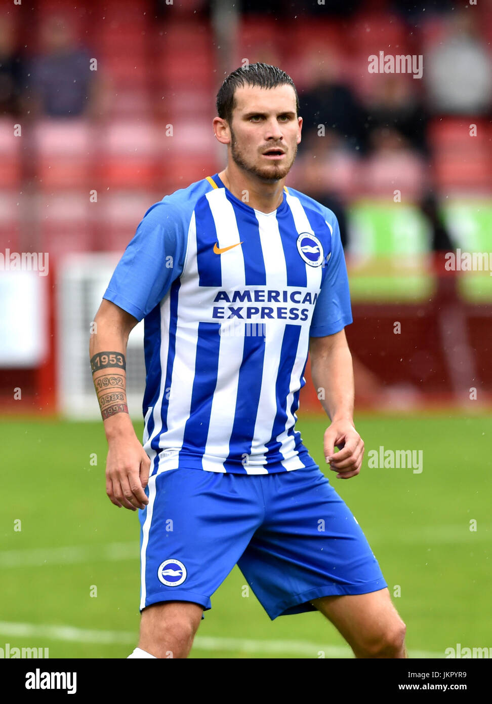 Pascal Gross of Brighton during the Friendly match between Crawley ...