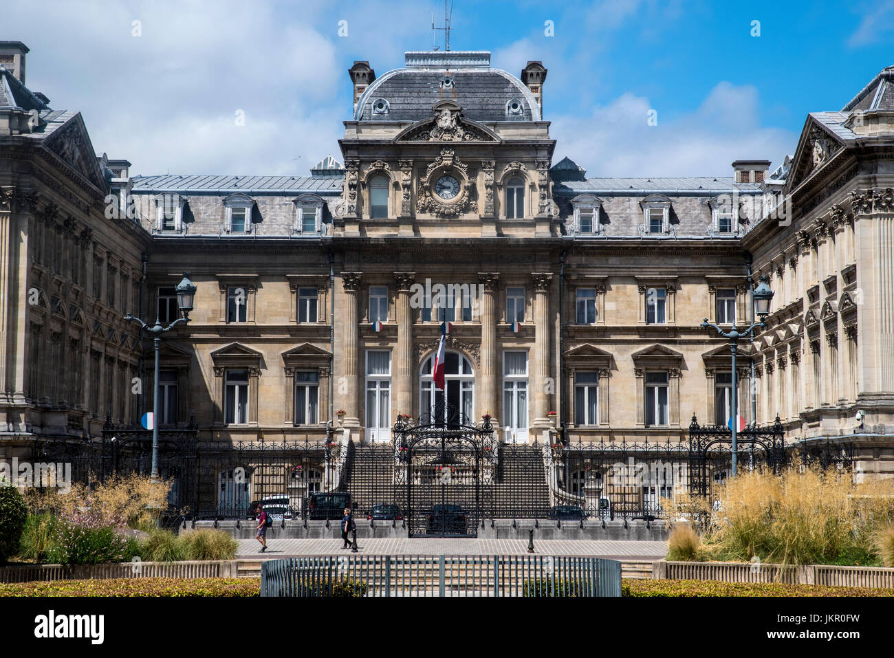 A view of the exterior of Prefecture de Lille in the histoirc city of Lille in France Stock