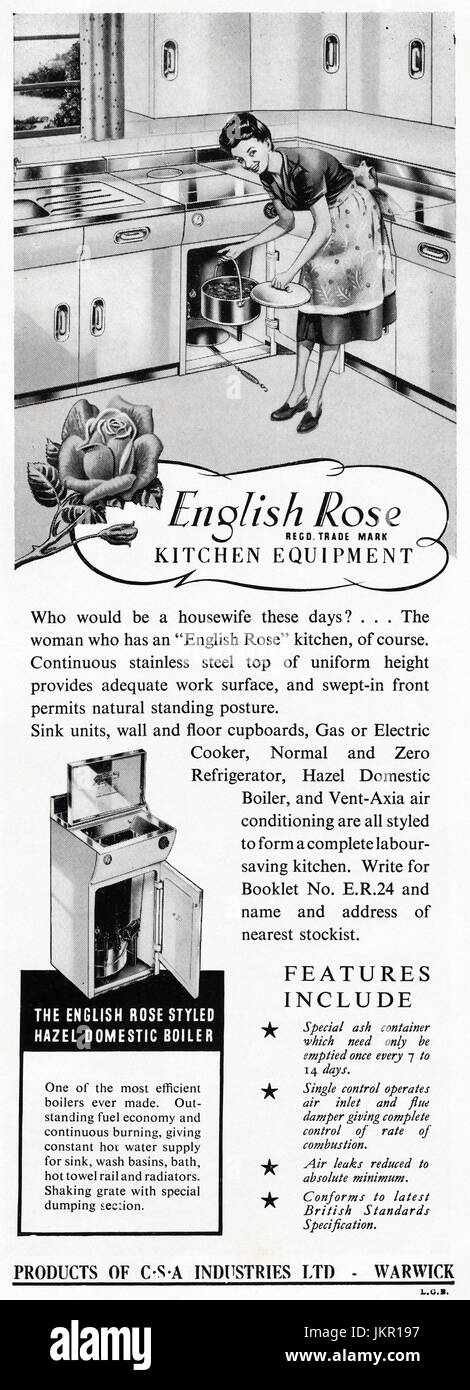 1950s kitchen appliances hi-res stock photography and images - Alamy