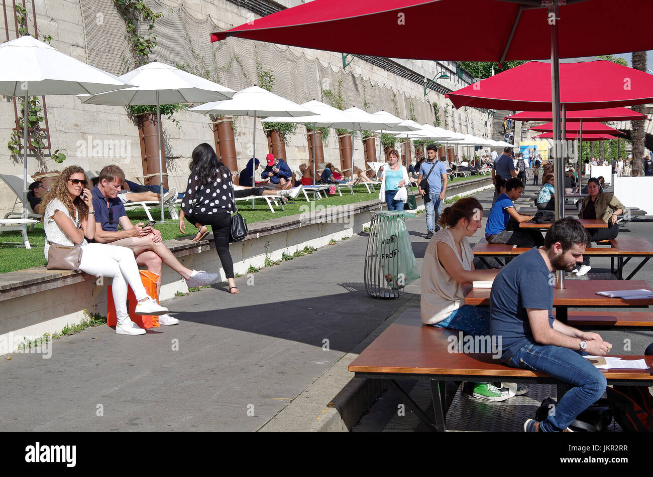 Paris Plages Paris Beaches Summer Festival Voie Georges