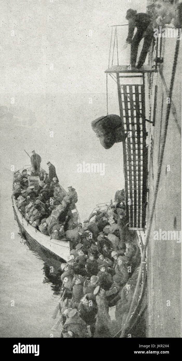 British landing party, Gallipoli, 1915 Stock Photo