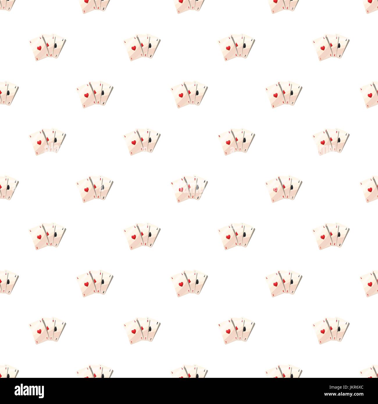 Seamless pattern aces playing cards hi-res stock photography and images ...