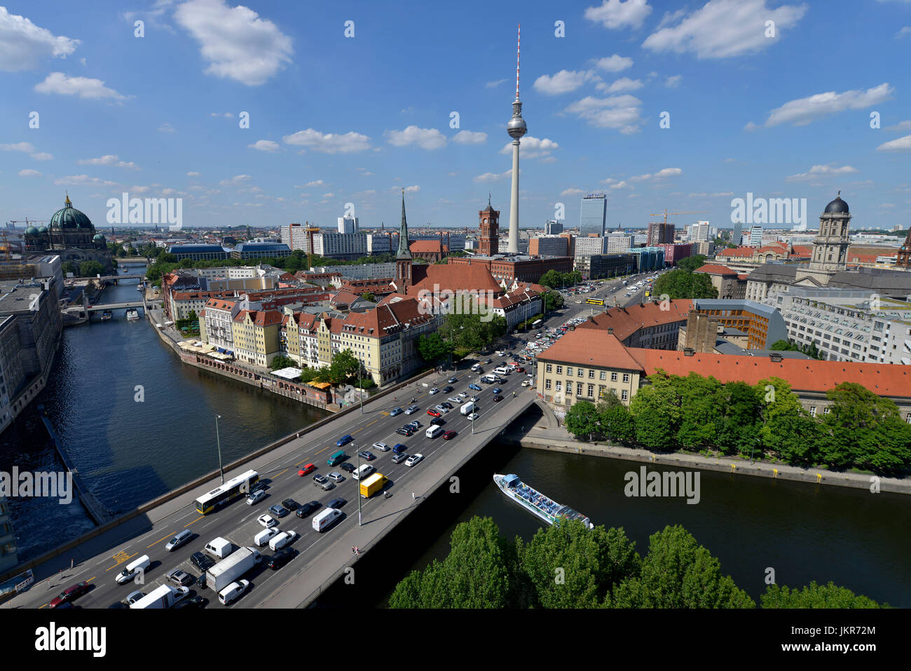 Nikolaiviertel, middle, Berlin, Germany, Mitte, Deutschland Stock Photo