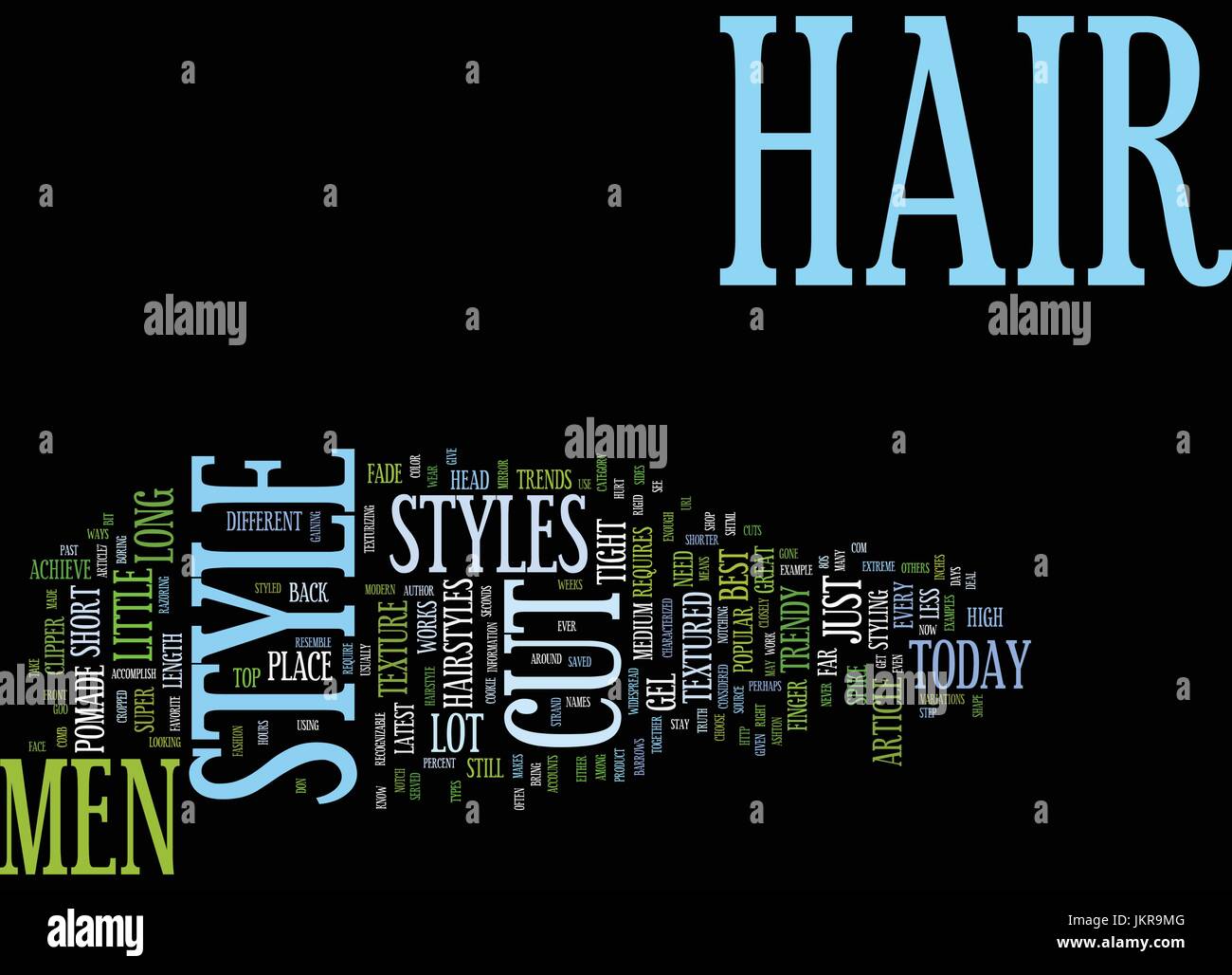 The Latest Trends In Men S Hairstyles Text Background Word Cloud