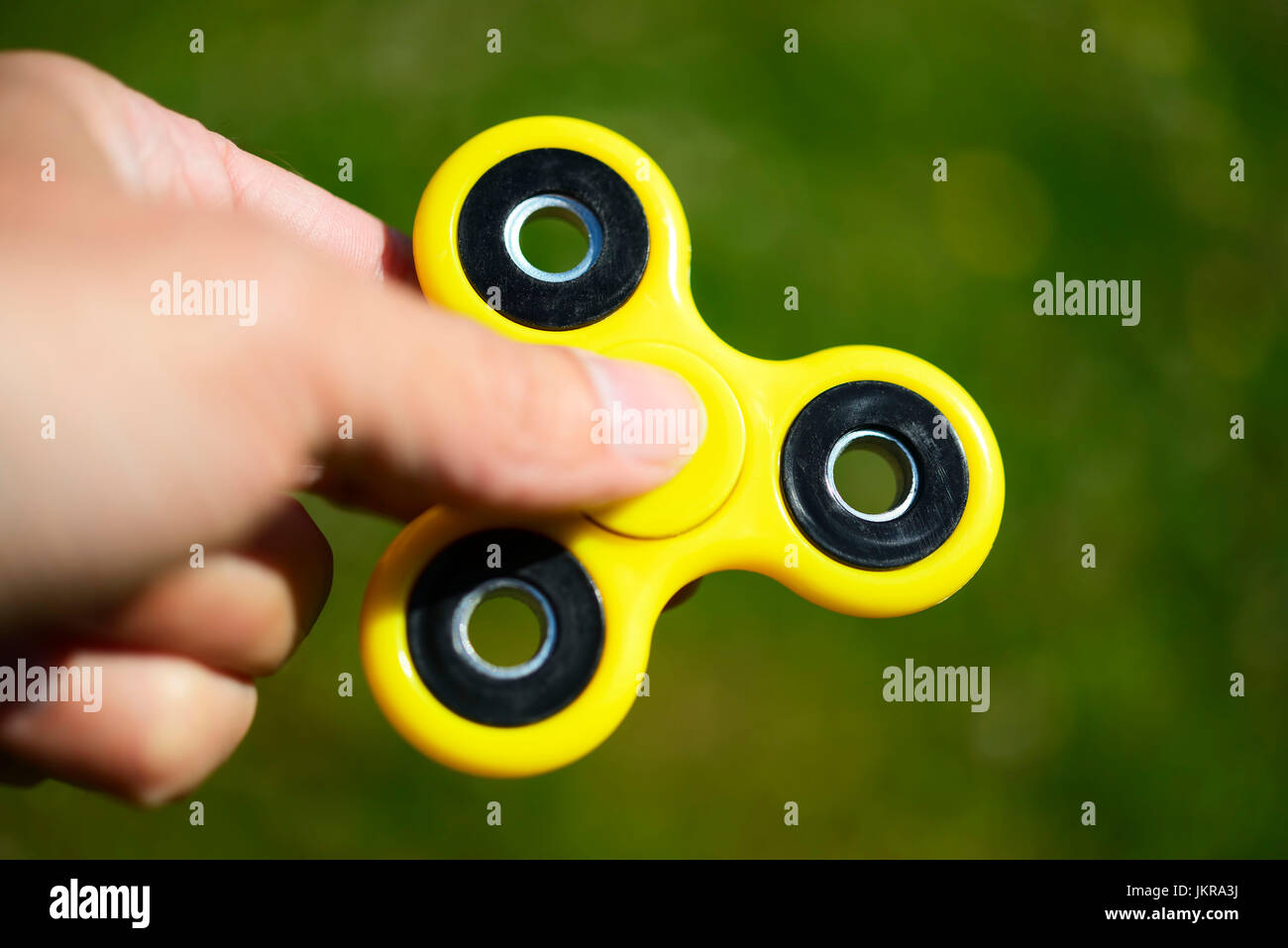 Trend toys Fidget spinner, Trendspielzeug Fidget Spinner Stock Photo