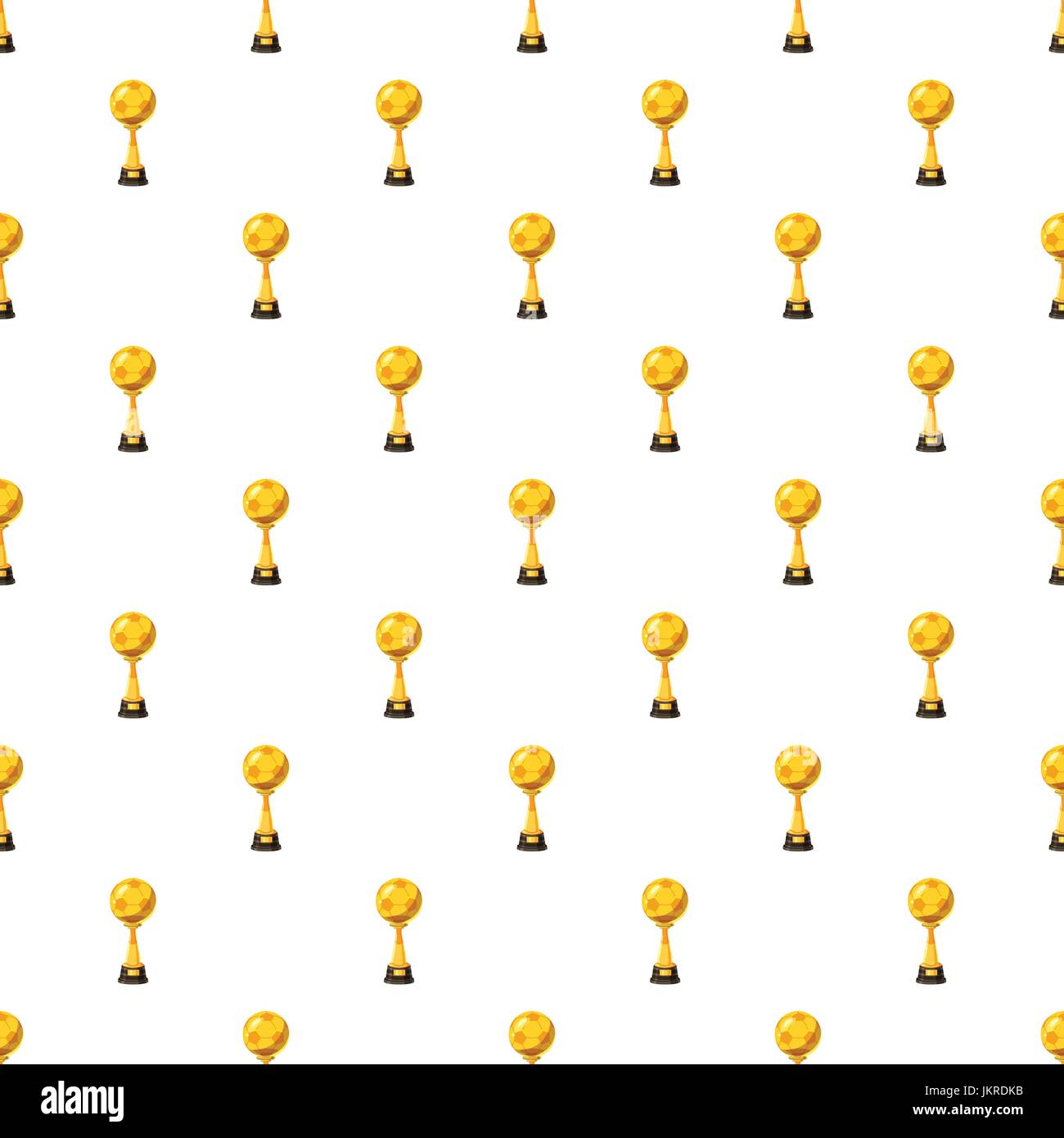 Golden soccer trophy cup pattern Stock Vector Image & Art - Alamy