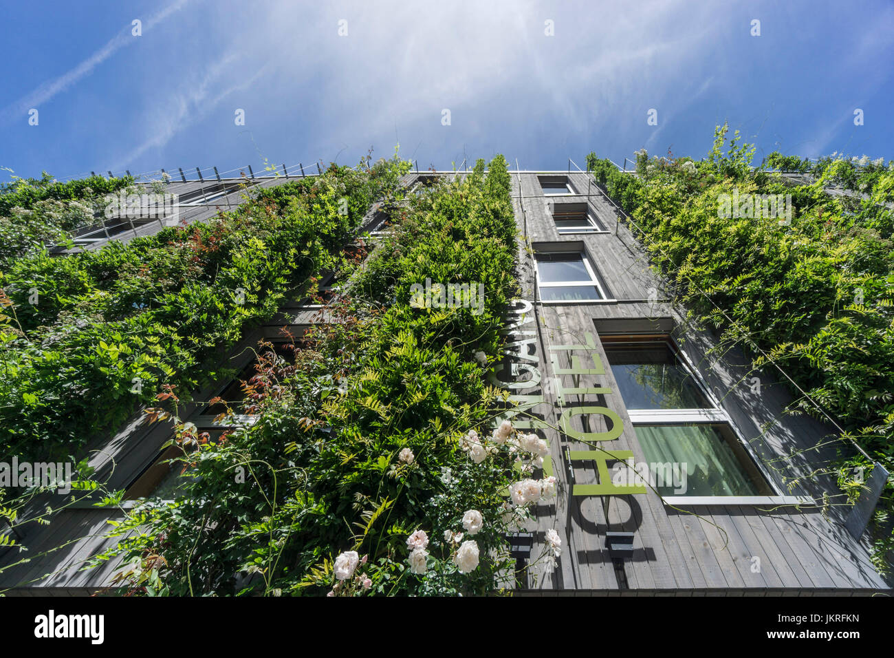 Green Hotel Vauban Solarsiedlung Freiburg Baden Wuerttemberg Stock Photo Alamy