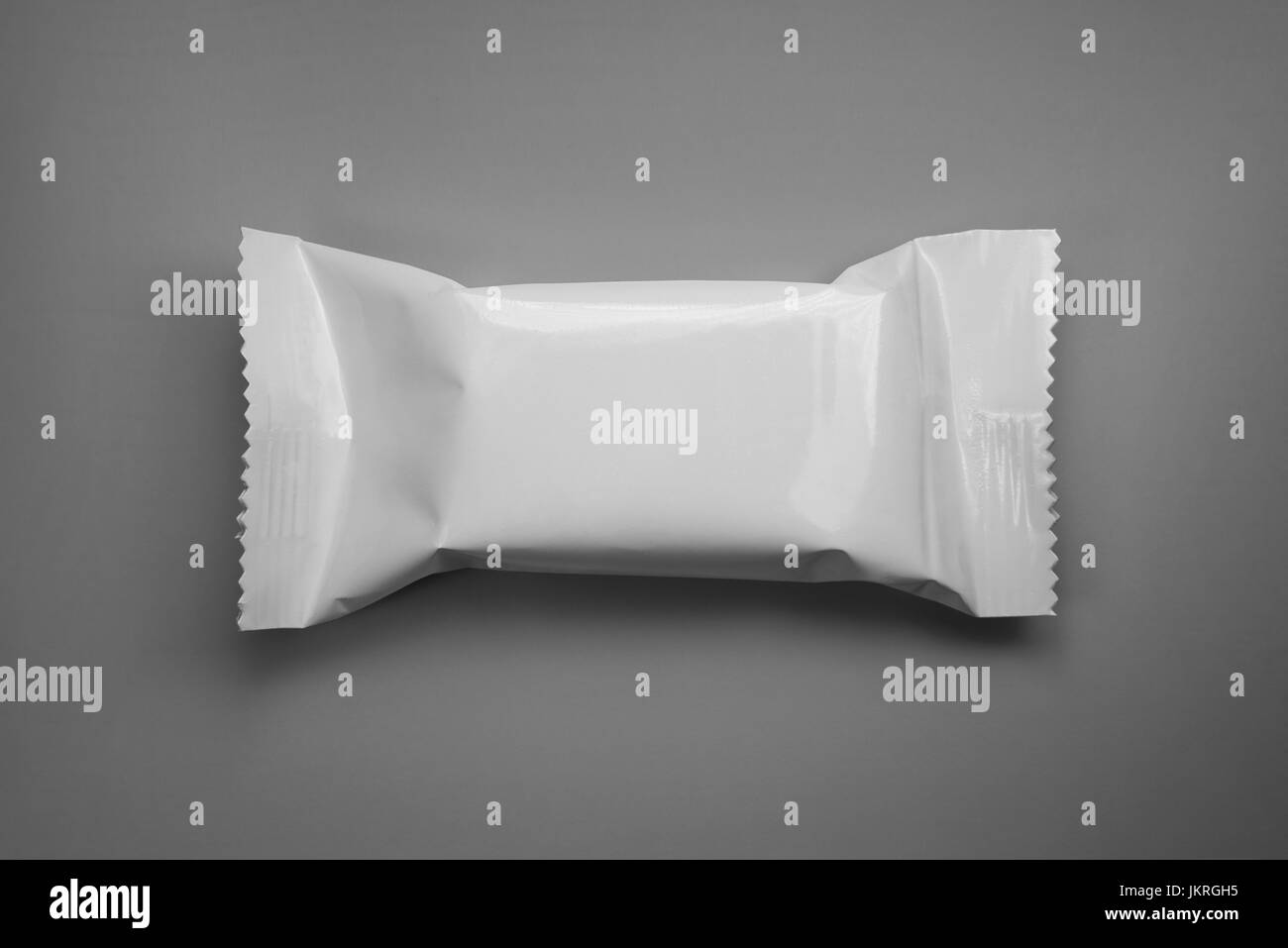 pattern white packaging for snack Stock Photo - Alamy