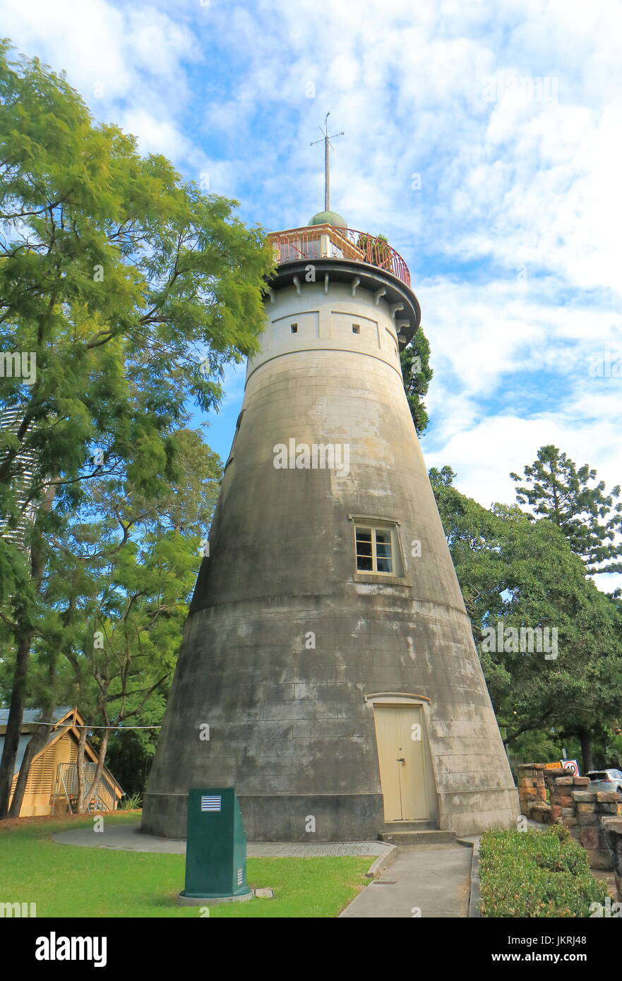 Old Windmill Observatory Brisbane Australia Stock Photo