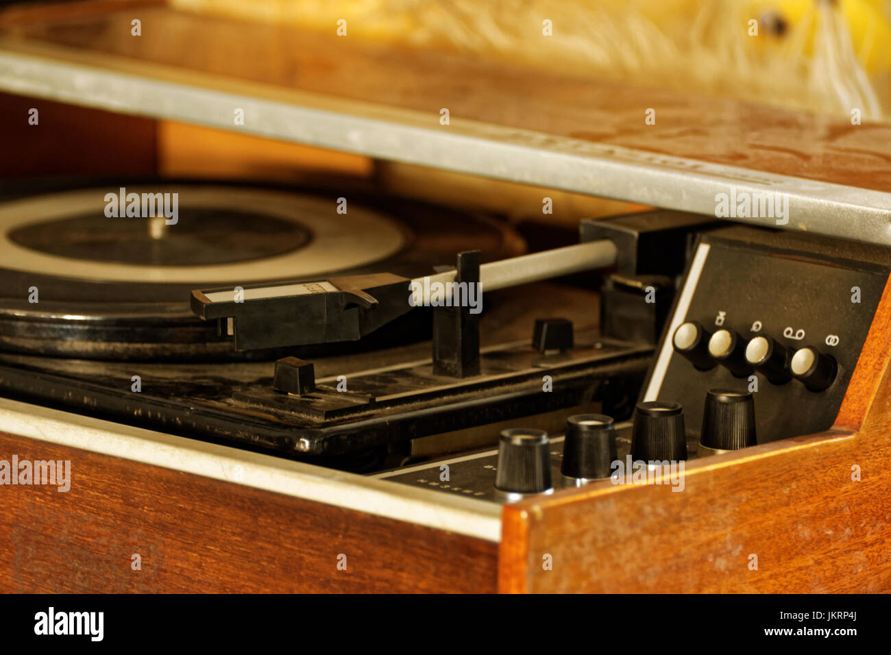 Photo old record player Stock Photo Alamy