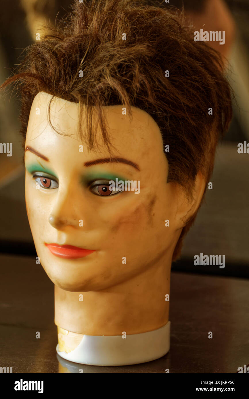 Photo of a dummy's head Stock Photo Alamy