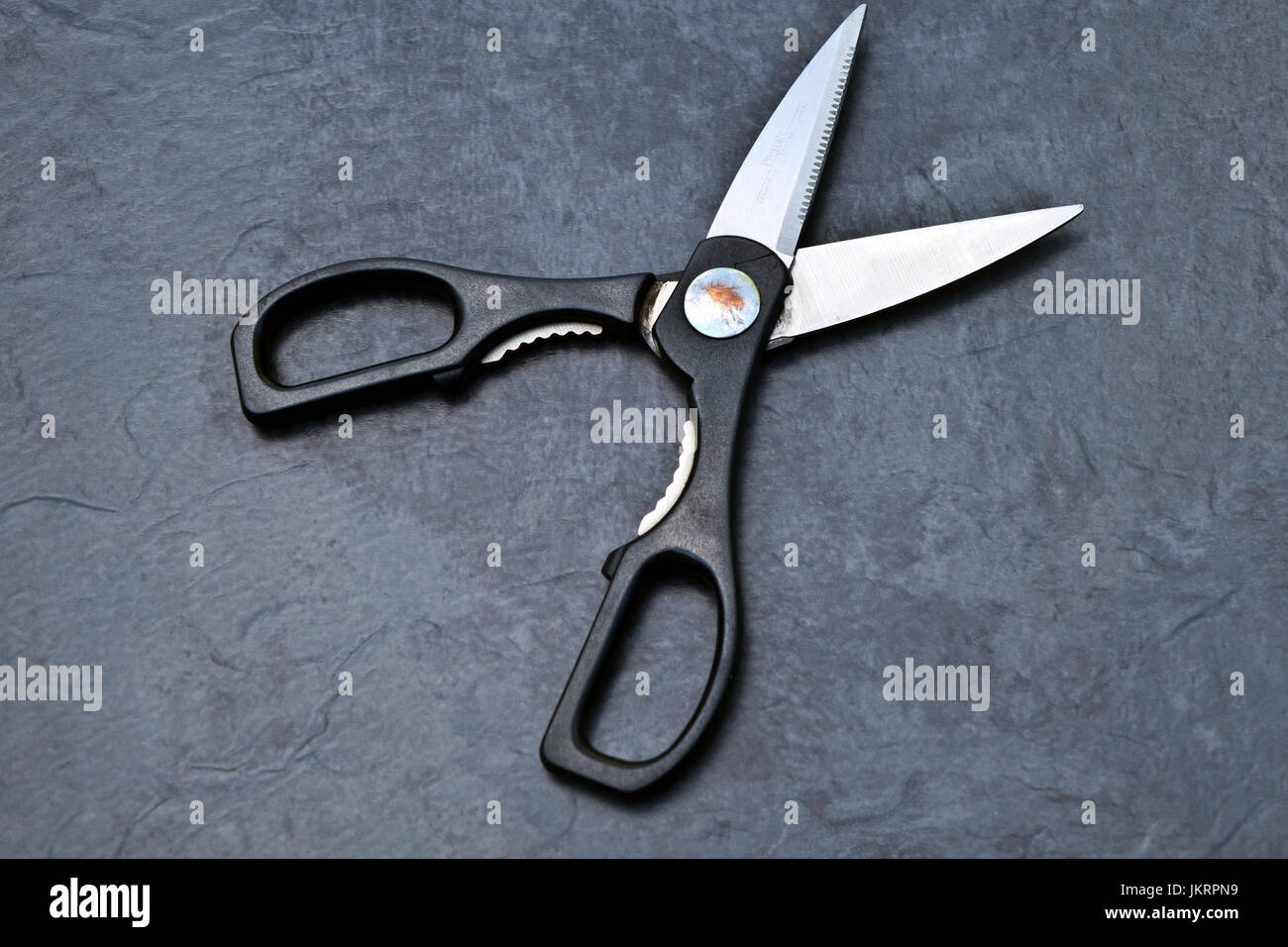 Kitchen scissors Stock Photo