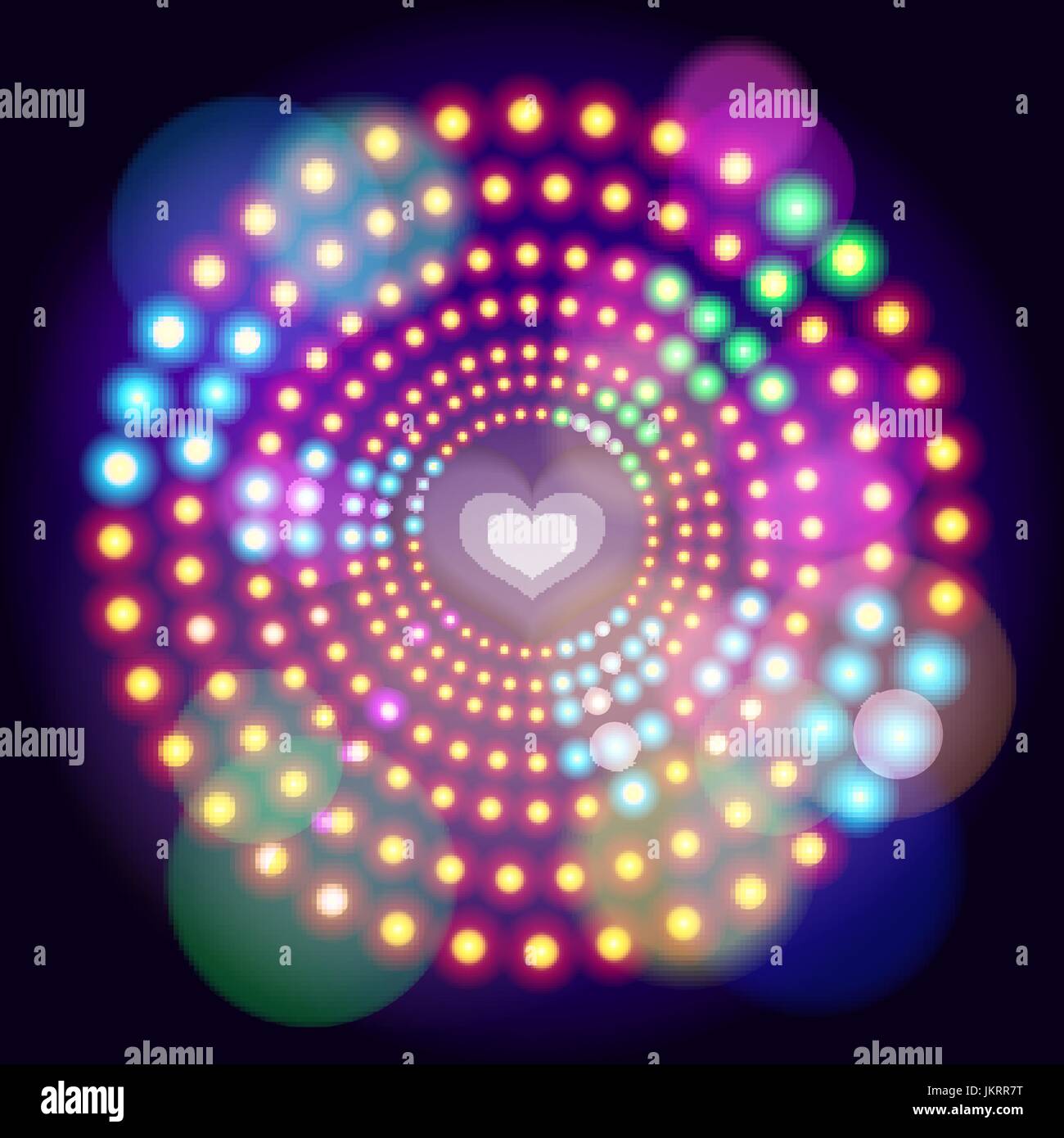 Space background with blue light vector circle Stock Vector Image & Art ...