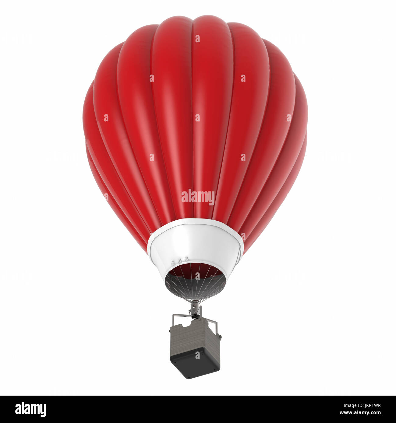 3d rendering hot air balloon isolated on white Stock Photo - Alamy