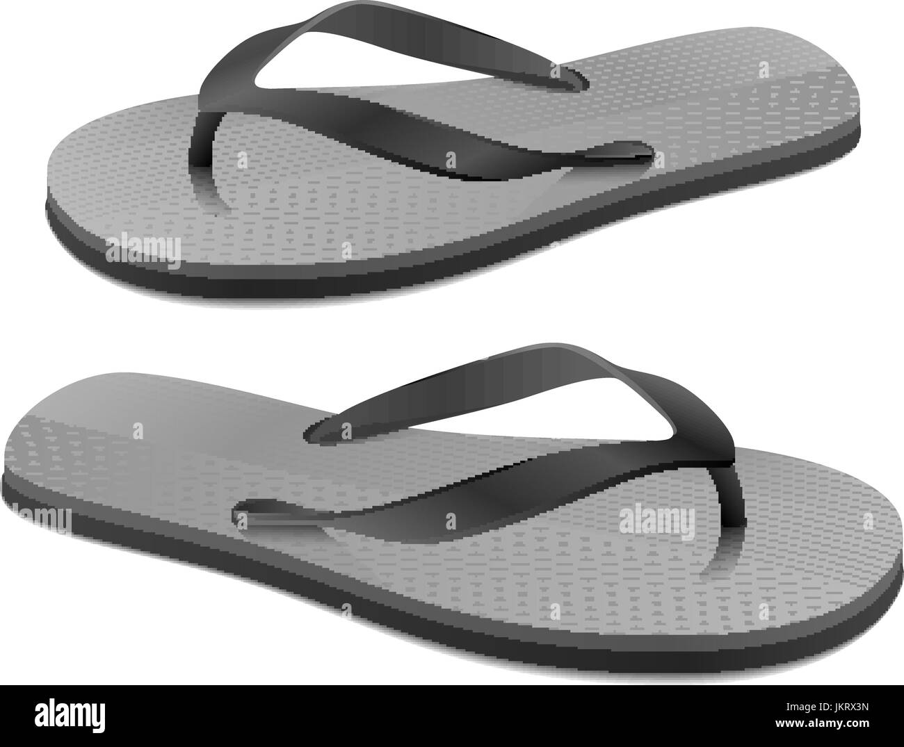 Flip flops isolated on a white background Stock Vector Image & Art - Alamy